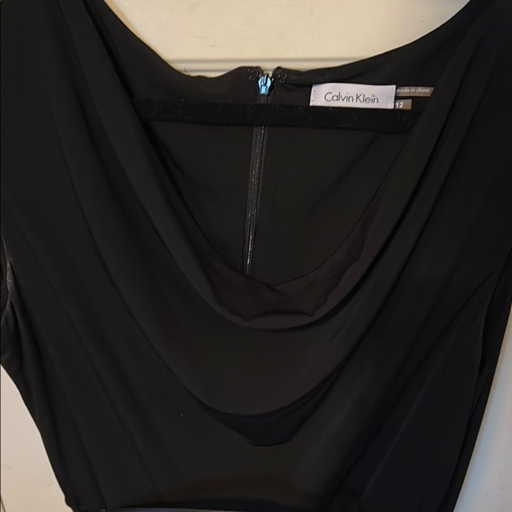 Calvin Klein Classic Black Dress size 12 - Picture 4 of 6